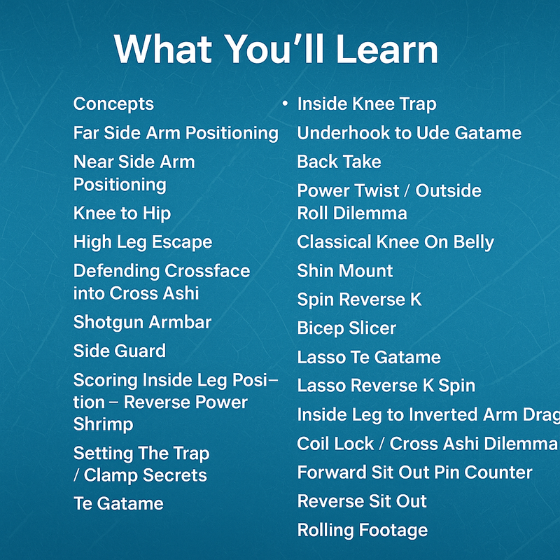 Human Dart Frog: Side Control - For Becoming Dangerous To Touch Everywhere Through Counter Striking