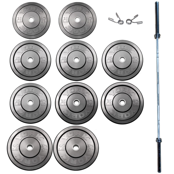 Rubber Training Bumper Plate Set 325 LBs