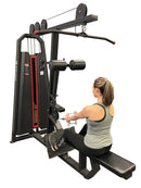 SB Fitness Commercial Lat Pulldown/Low Row Combo w/200 lb. Stack