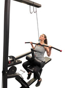 SB Fitness Commercial Lat Pulldown/Low Row Combo w/200 lb. Stack